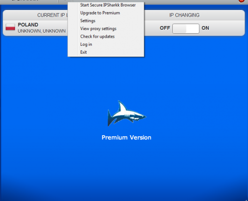 IpSharkk application screenshot